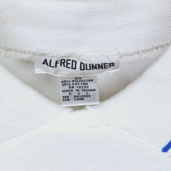 Vintage 1990's Alfred Dunner Sailboat Primary Colors Top, Sz 2X - Picture 6 of 7